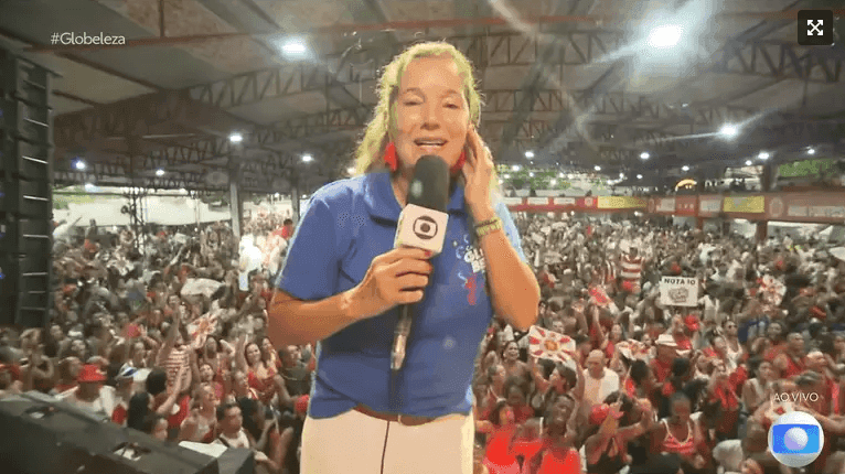 Pela quinta vez, repórter acompanha escola campeã na apuração no Rio de Janeiro