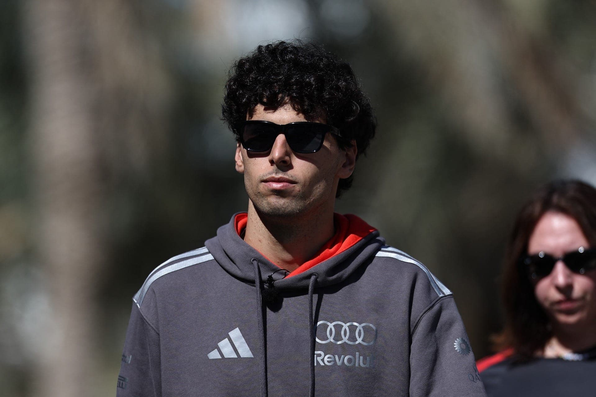 Gabriel Bortoleto durante temporada de testes da Fórmula 1 no Bahrein