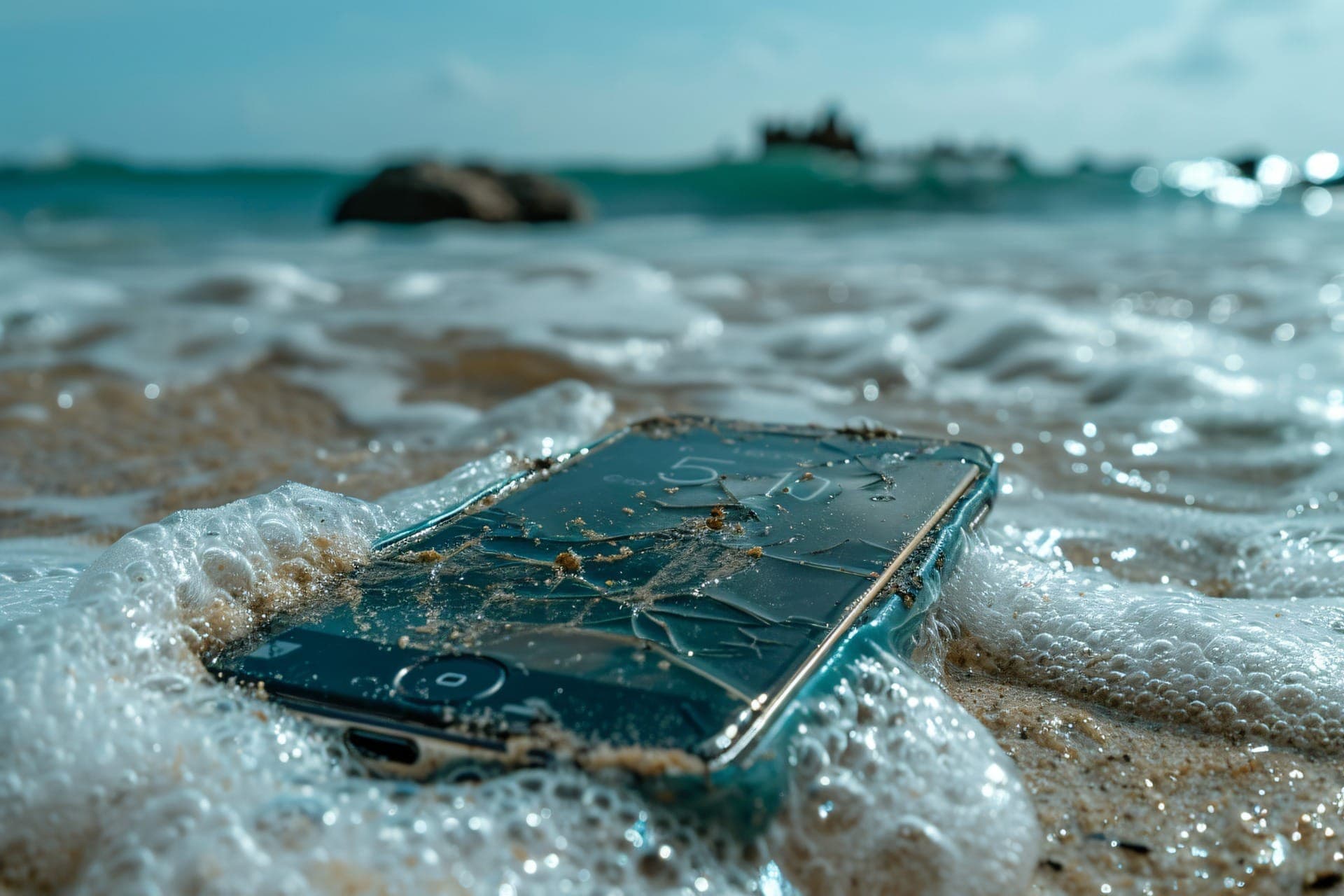 Colocar o celular no arroz após cair na água não é recomendado