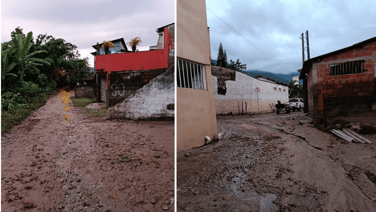 Ubatuba já registrou mais de 500 famílias afetadas devido às fortes chuvas neste ano