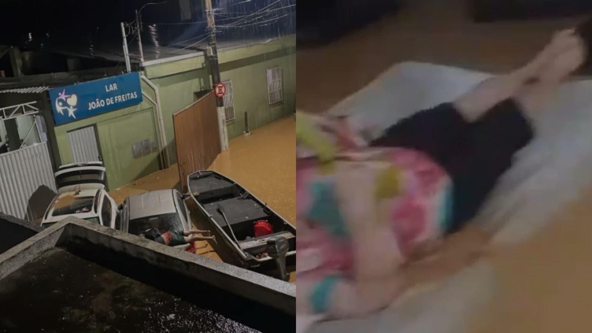 Asilo é inundado