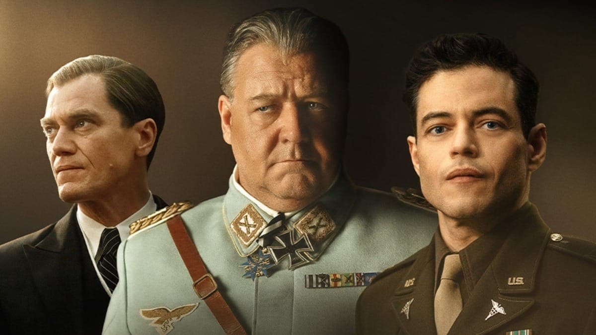 Parte do pôster de "Nuremberg", que estreia em março de 2026
