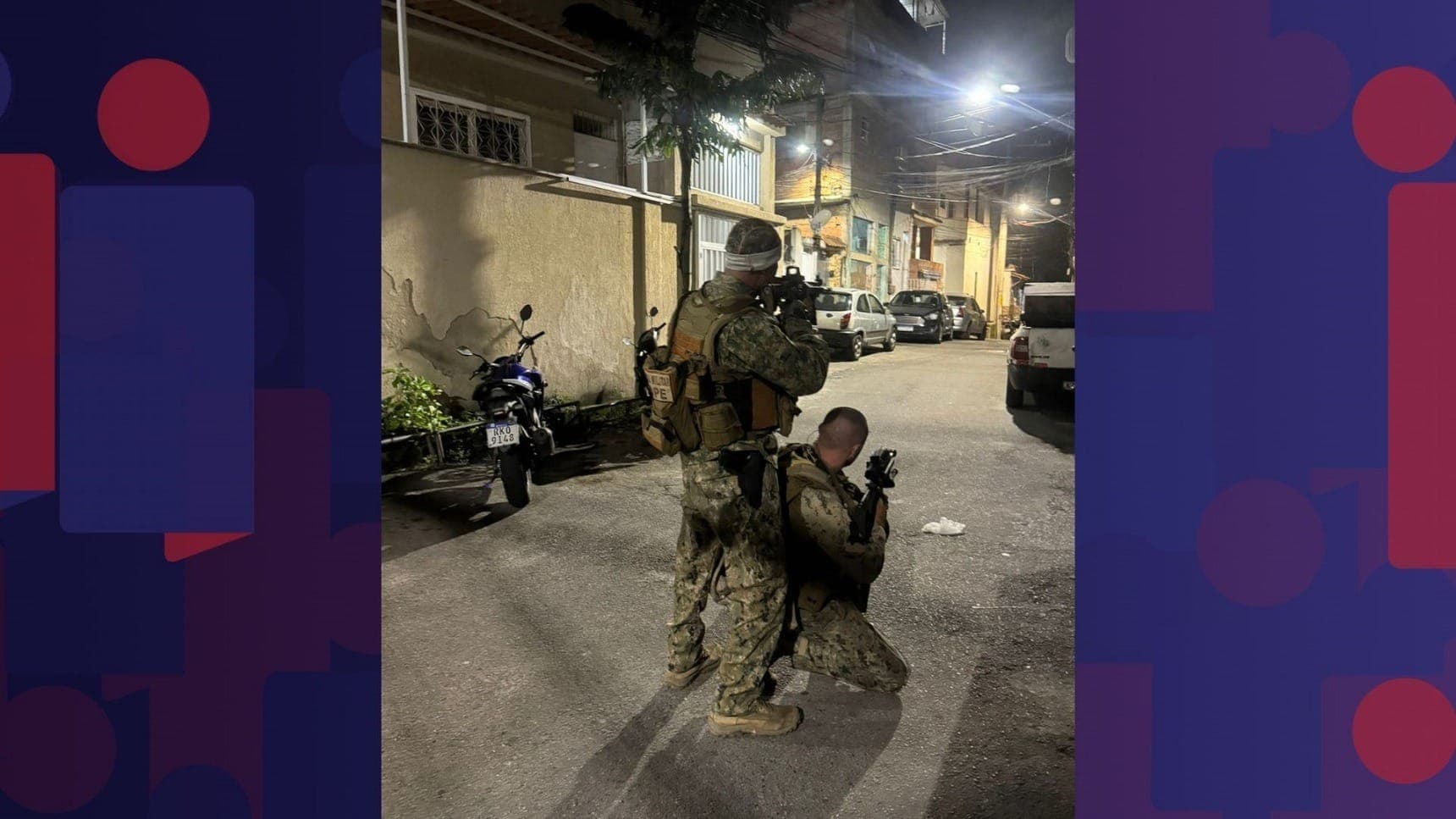 200 policiais militares participam da operação que é realizada no Complexo da Maré, na Zona Norte do Rio