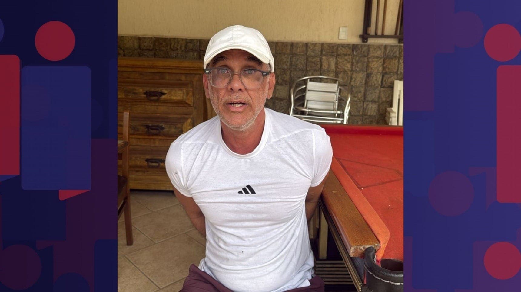 Adilson Oliveira Coutinho Filho, o Adilsinho, é preso pela Polícia Federal no Rio de Janeiro