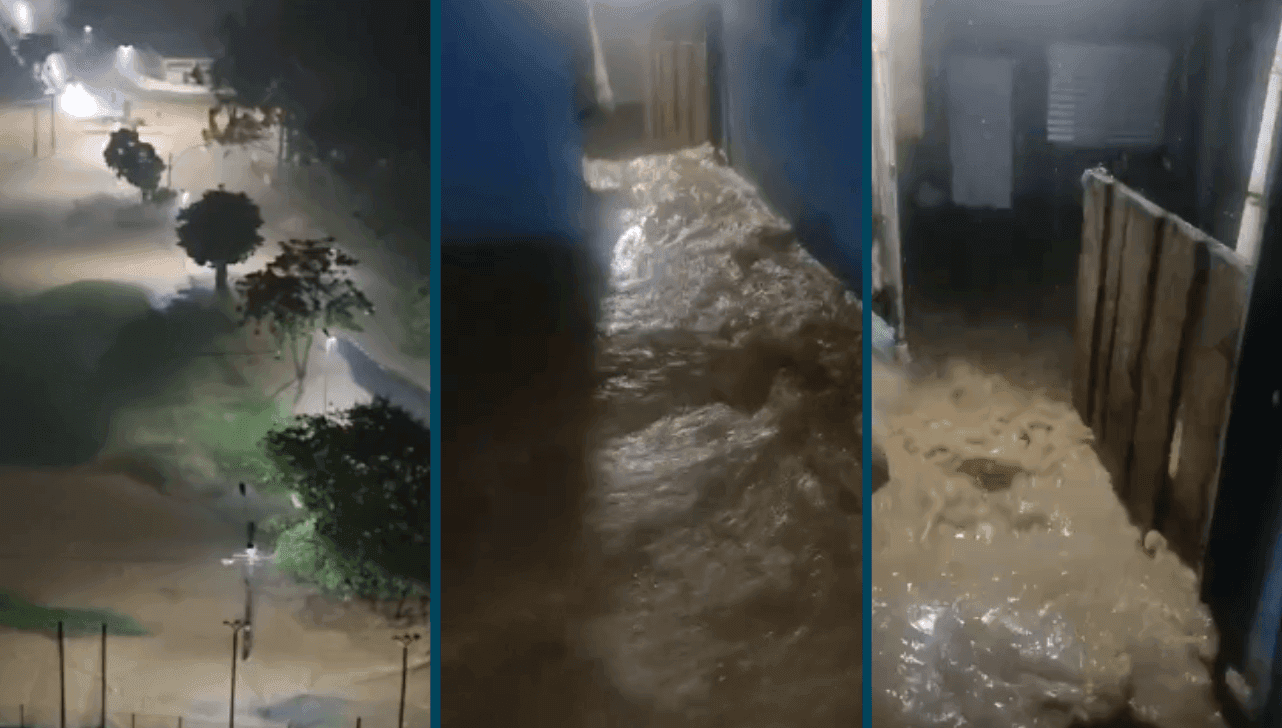 As chuvas causaram estragos em Monte Mor