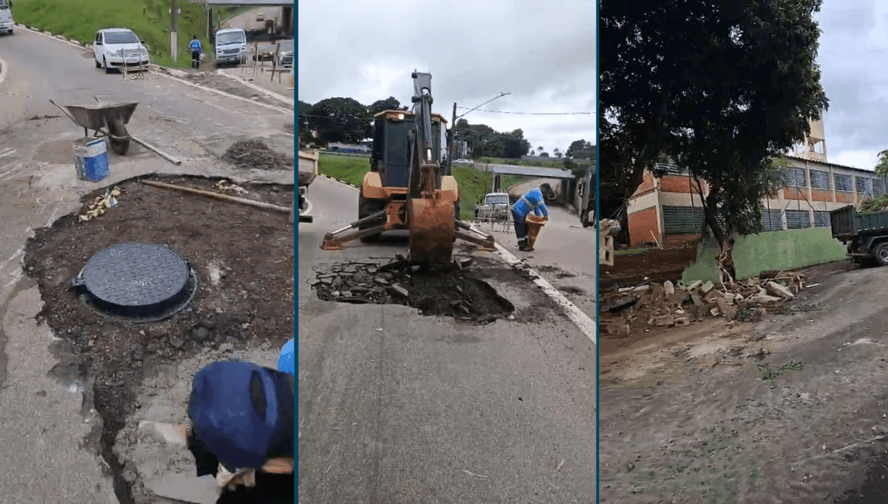 Chuva em Hortolândia causa alagamentos, quedas de muros e afetas vias
