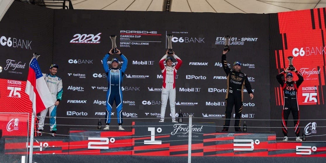 Pipo Massa faturou as duas provas da etapa de abertura da temporada da Porsche Cup Brasil na categoria Carrera Rookie