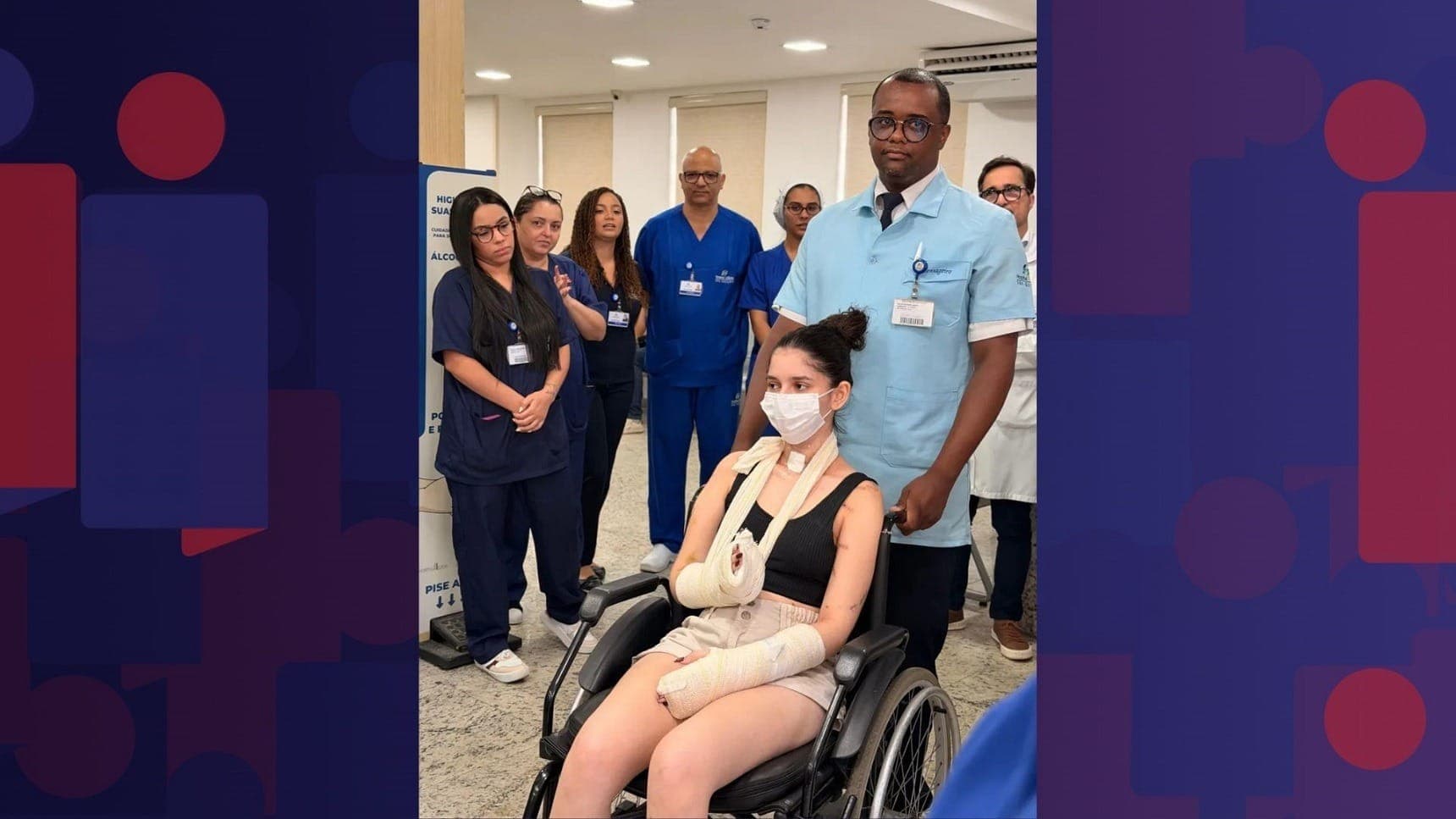 Alana Anísio Rosa tem alta após quase um mês internada