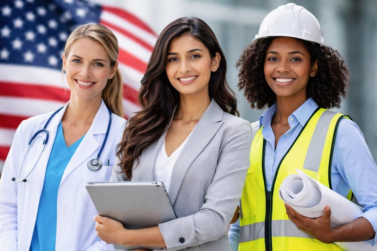 Crescimento da imigração qualificada impulsionada por mulheres para os EUA