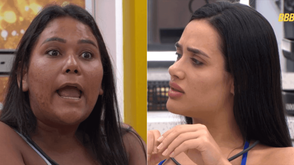 Chaiany e Jordana se desentendem