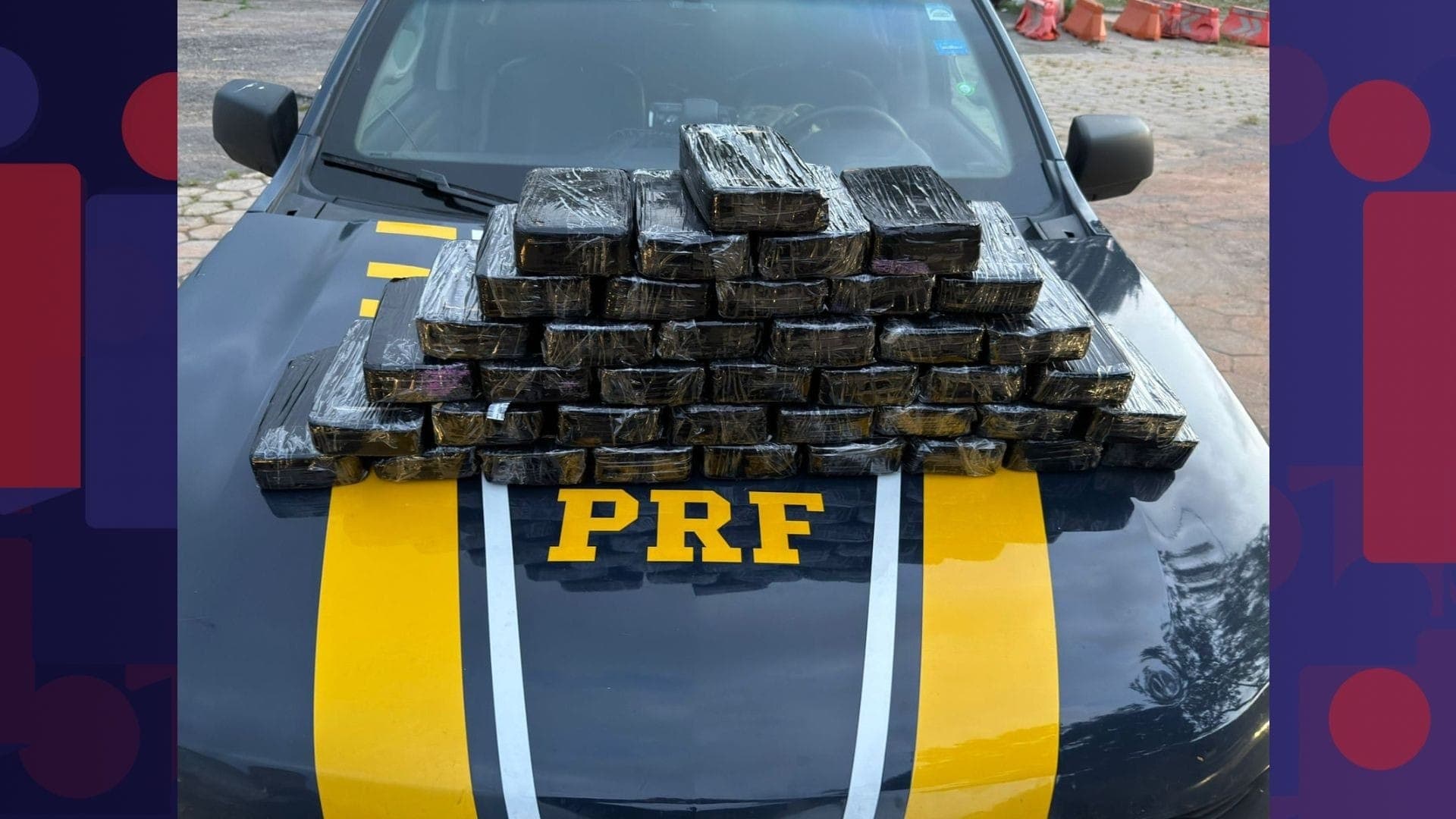Dois homens são presos com 40kg de cocaína na Dutra