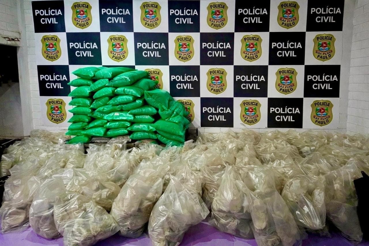 Mais de 1.000 sacos de cogumelos alucinógenos foram apreendidos em Ubatuba