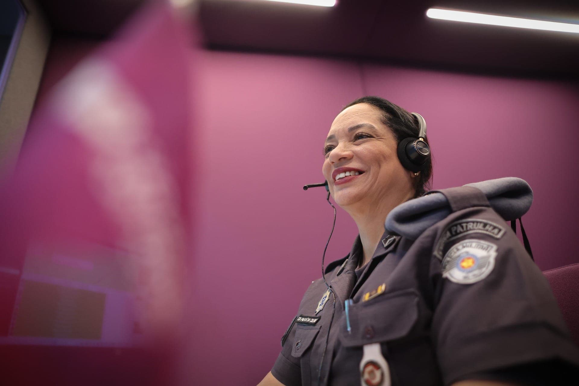 Uma das vozes do telefone 190 é da policial que já sofreu violência