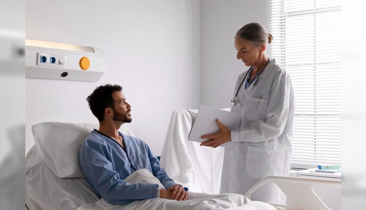 Saúde masculina, Homem no médico, Homem em hospital
