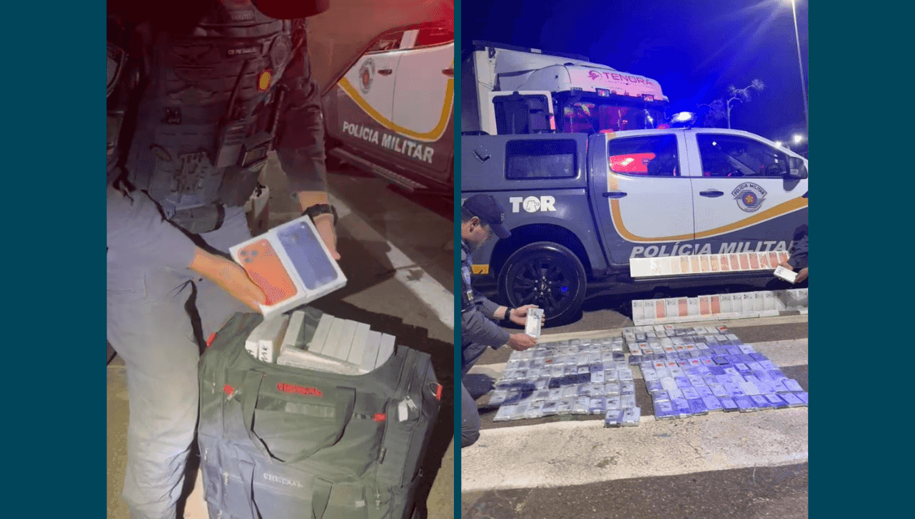 Carga foi encontrada em três bolsas dentro da cabine de um caminhão