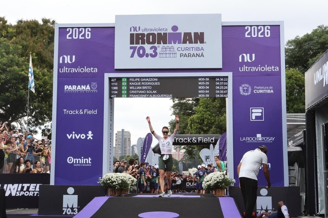 Enzo Krauss e Giovanna Opipari representarão o país no Mundial de IRONMAN 70.3 em Nice (França), no mês de setembro.