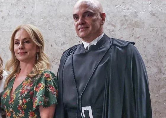 Viviane Barci de Moraes e ministro do Supremo Tribunal Federal (STF), Alexandre de Moraes