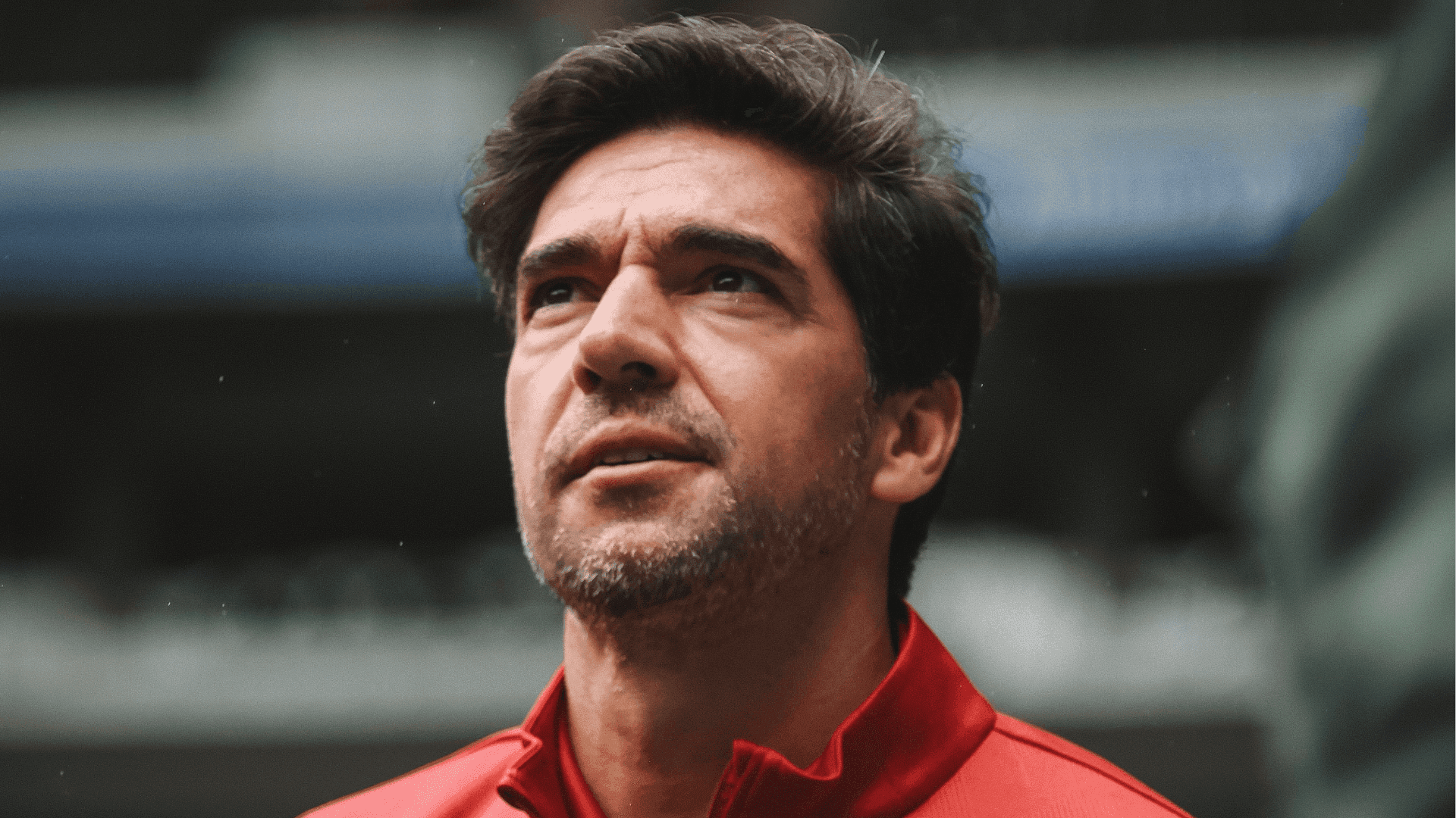 Abel Ferreira em treino do Palmeiras