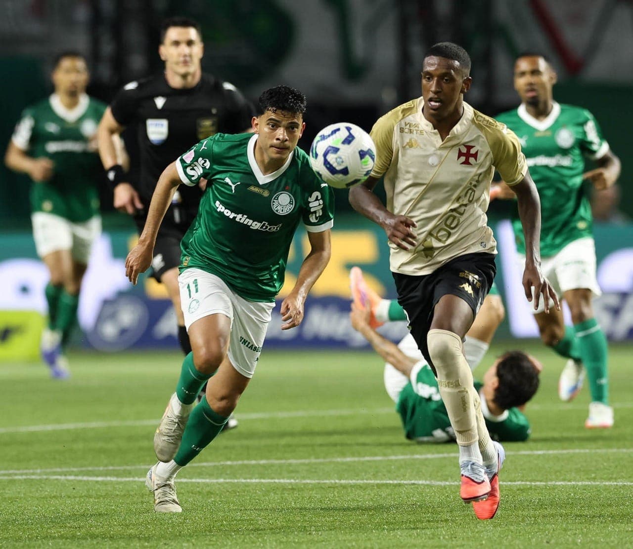 Vasco e Palmeiras se enfrentam pelo Campeonato Brasileiro nesta quinta (12)