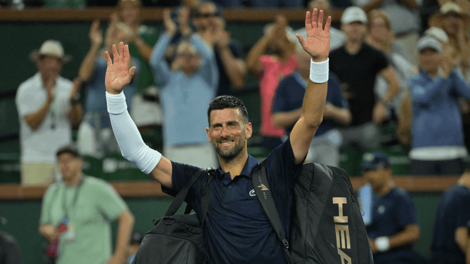 Djokovic se despede do público de Indian Wells em 2026