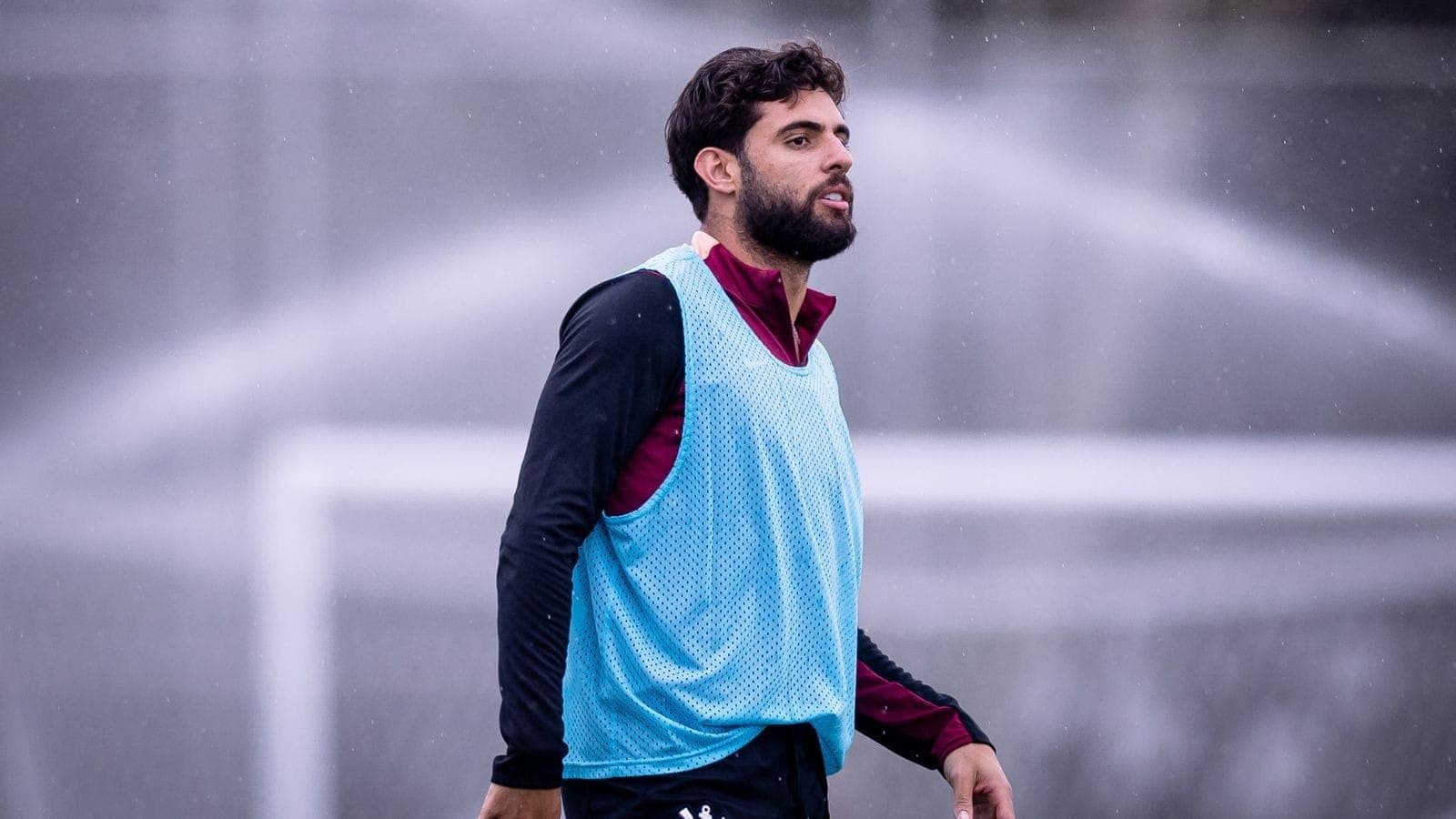 Yuri Alberto durante treino do Corinthians