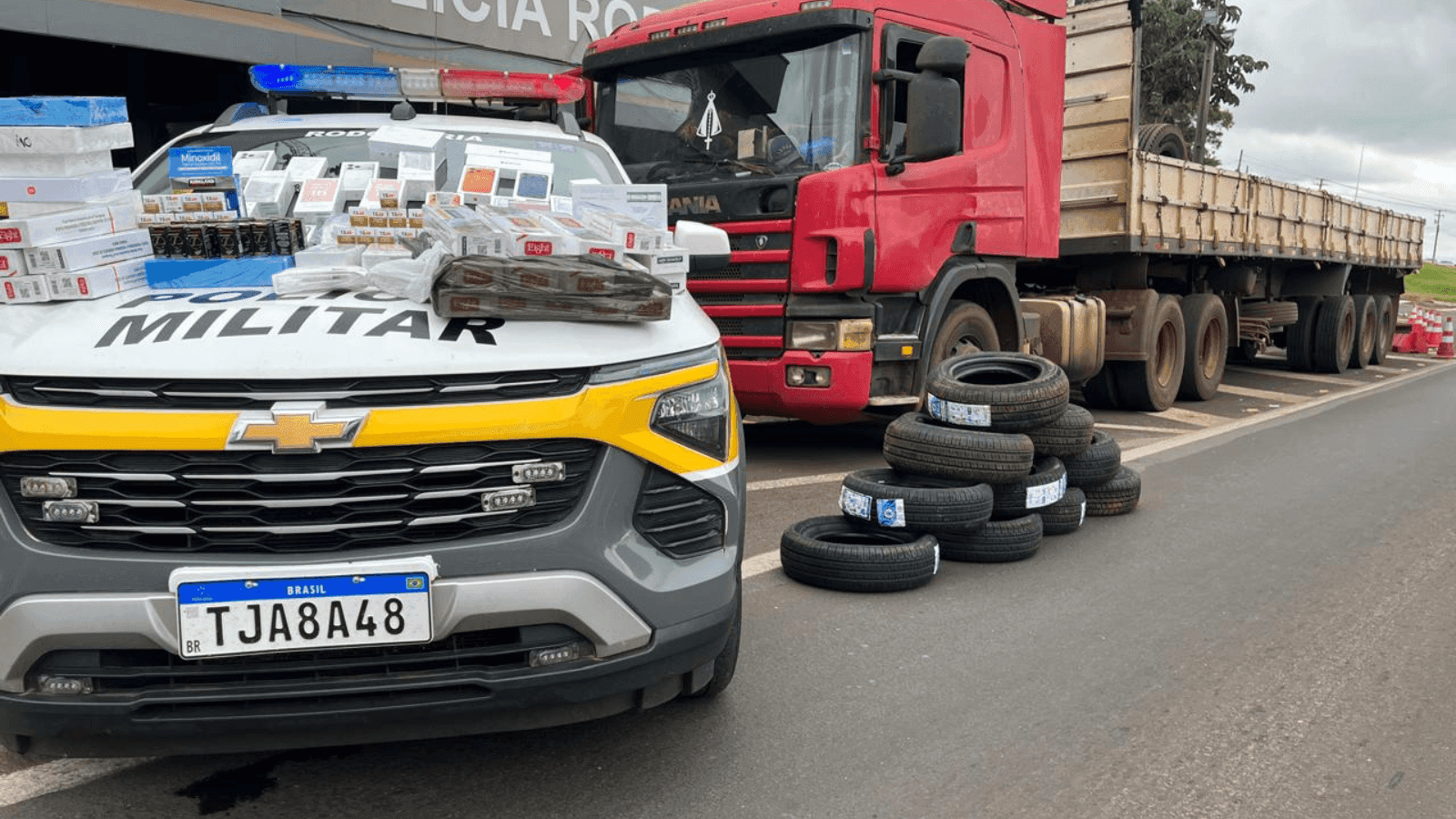 A abordagem aconteceu na Rodovia Assis Chateaubriand