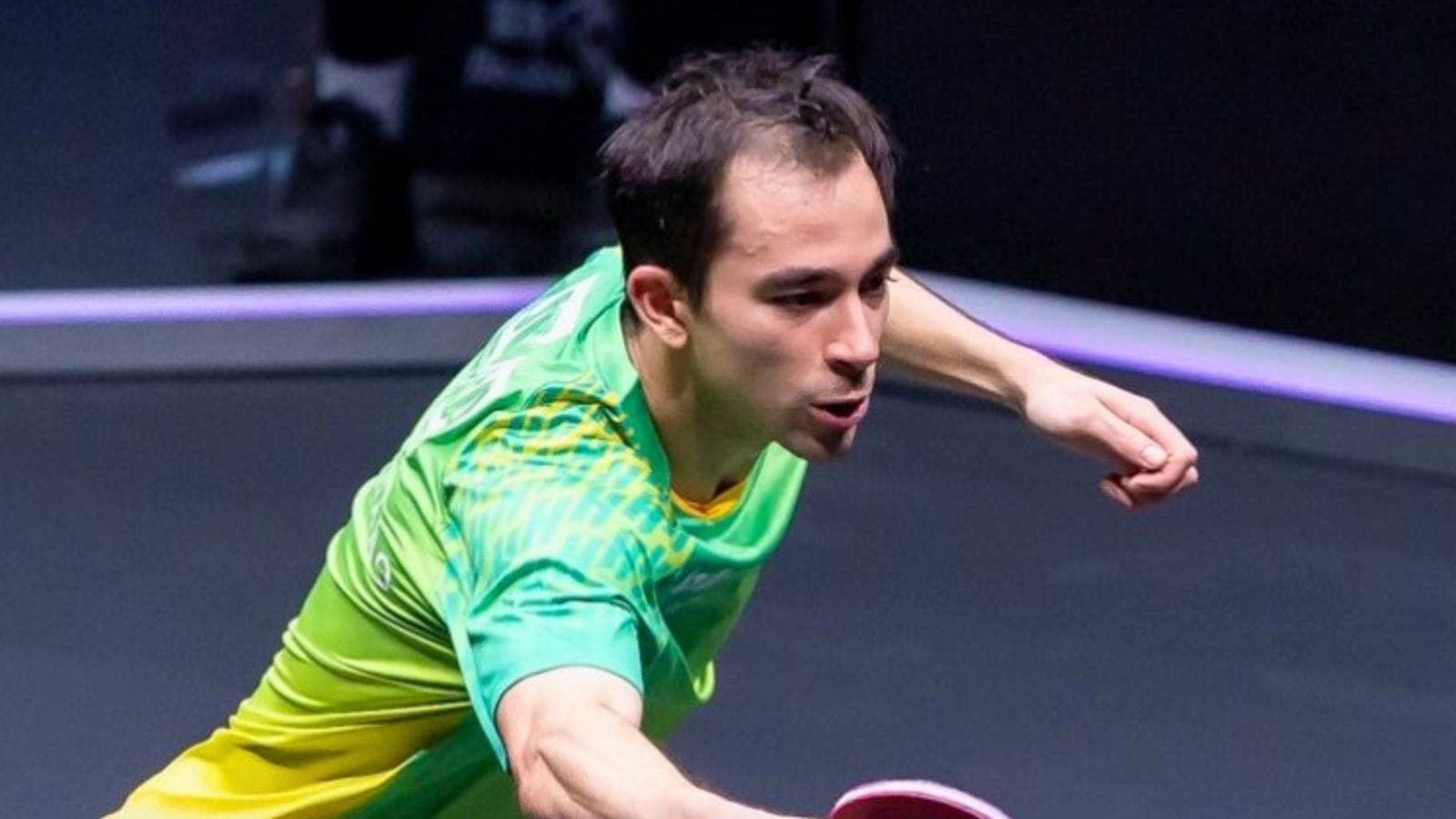 Hugo Calderano em ação