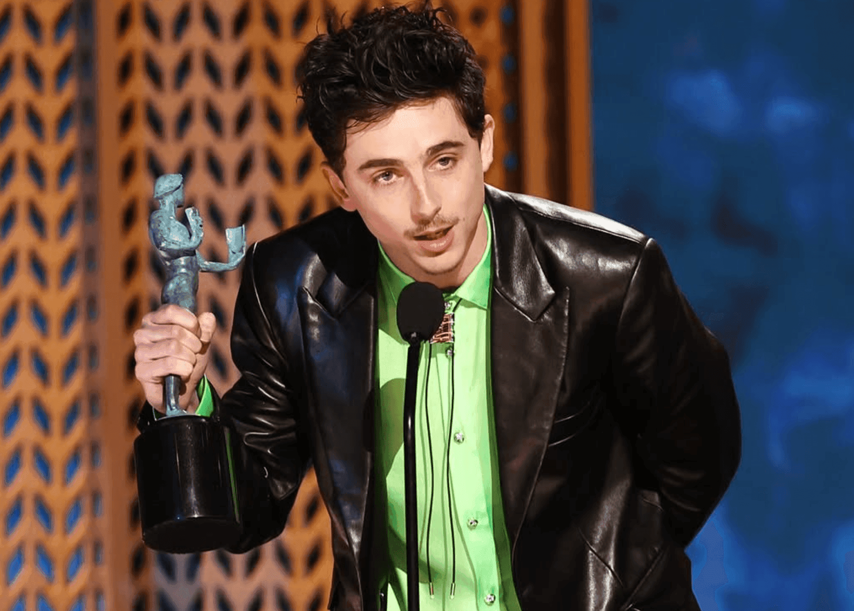 Timothée Chalamet transformou o tapete vermelho em espaço de ousadia na moda masculina