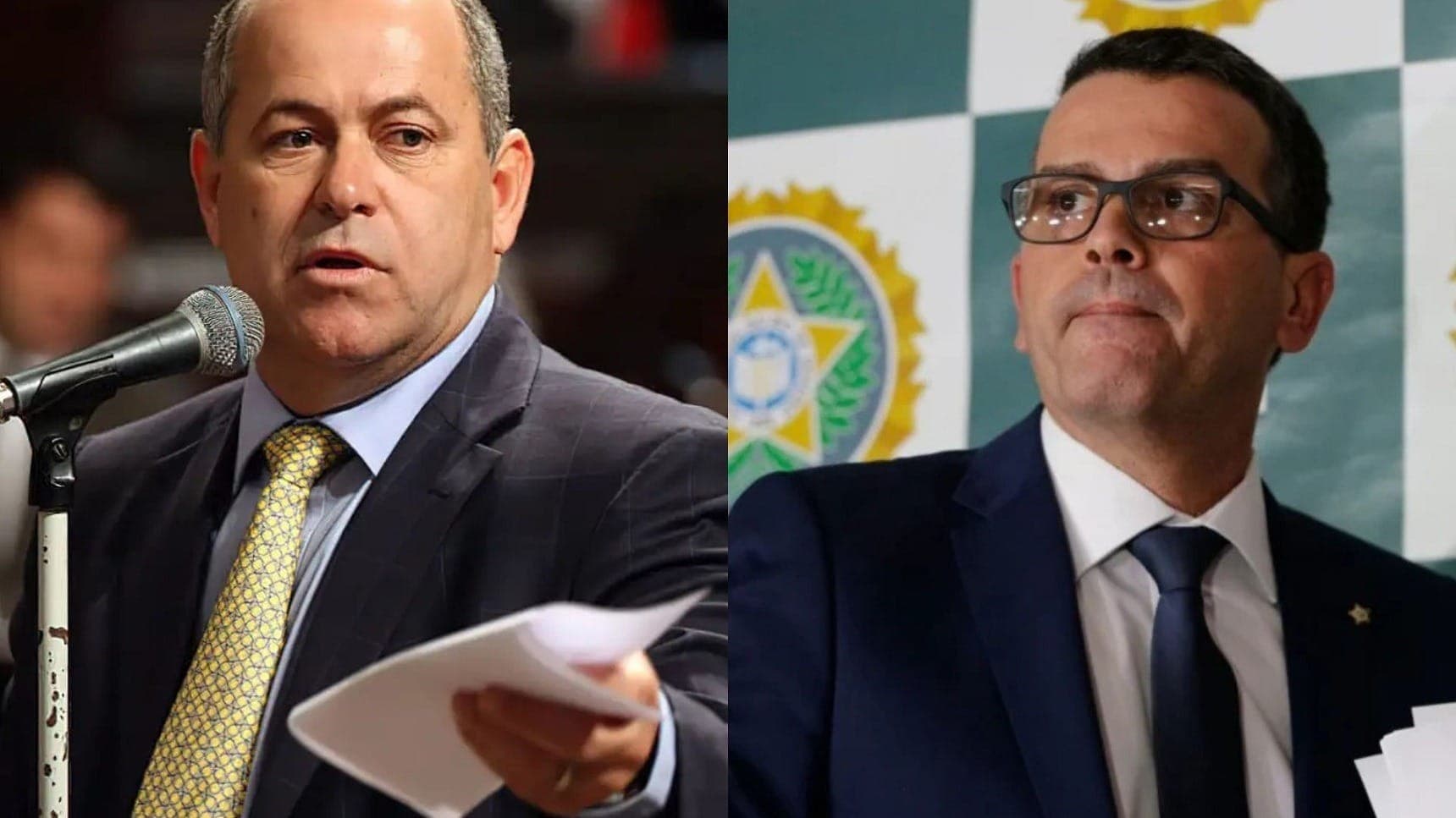 Domingos Inácio Brazão e Rivaldo Barbosa de Araújo Júnior, condenados pela morte da vereadora Marielle Franco e do motorista Anderson Gomes