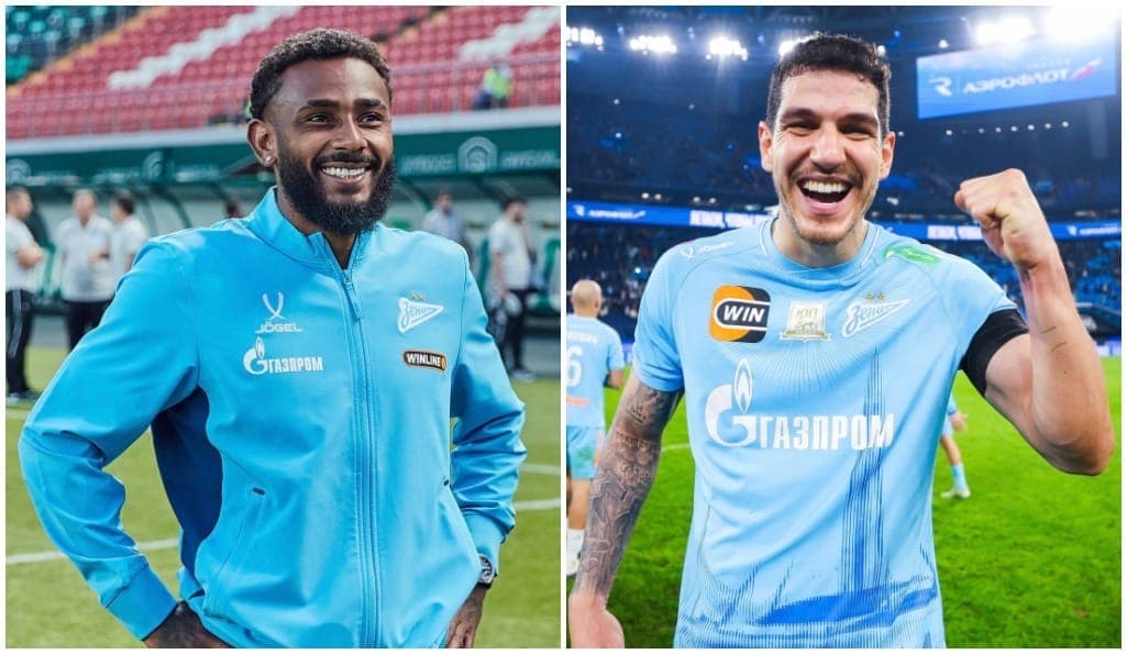 Wendel e Nino, dupla do Zenit, está na mira do Palmeiras para próxima janela