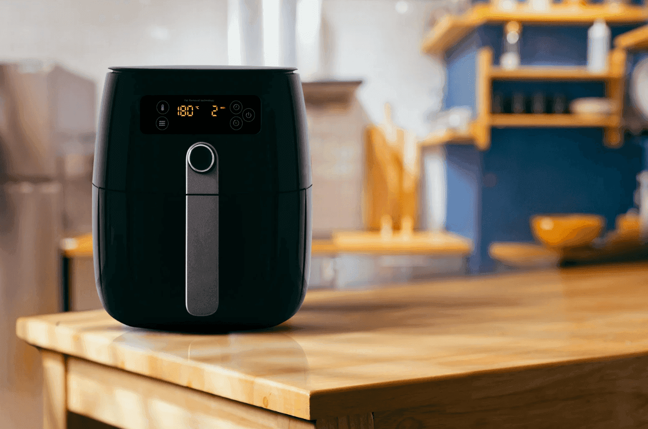 Air fryer fora do lugar pode comprometer espaço e segurança na cozinha