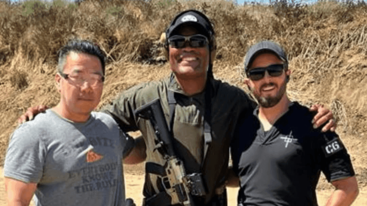 Anderson Silva na Academia de Polícia de Beverly Hills