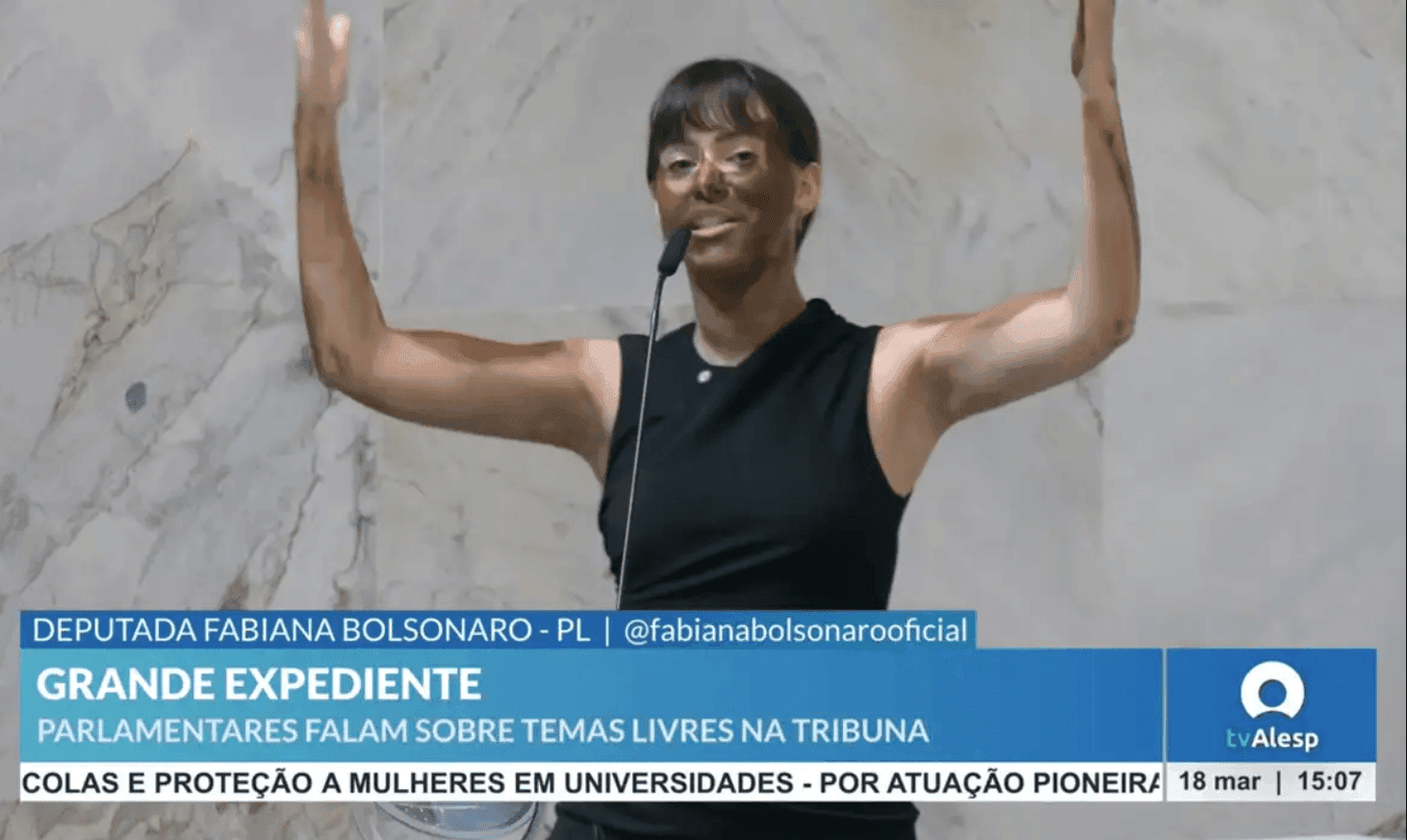 Fabiana Bolsonaro blackface