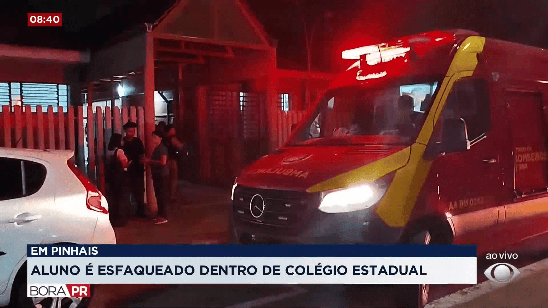 Aluno é esfaqueado por colega em escola de Pinhais