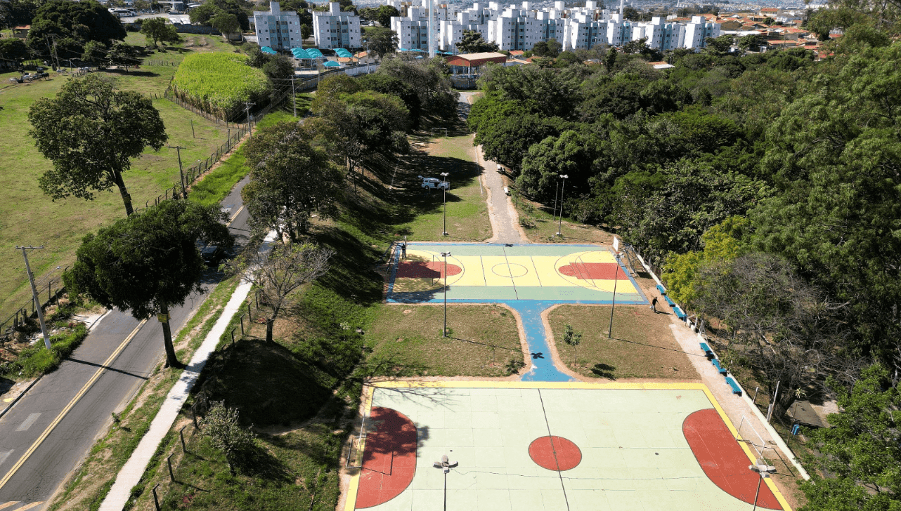 Área verde fica no Parque Valença, região Noroeste, onde o índice chegou a 84, 3 mm em 72 horas