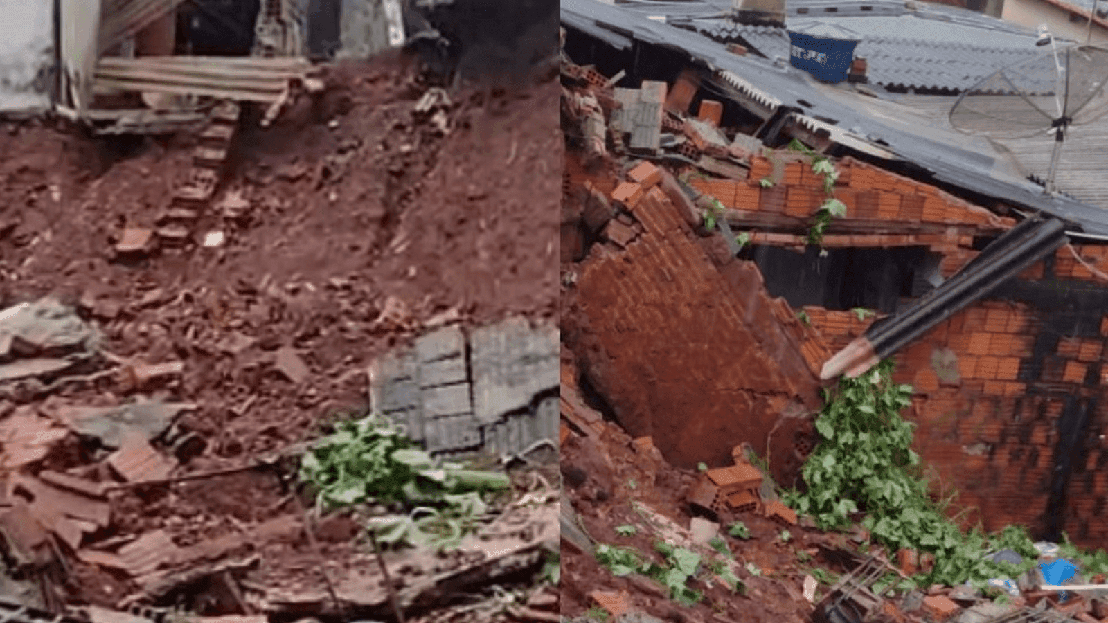 Em pelo menos três bairros a água invadiu as casas