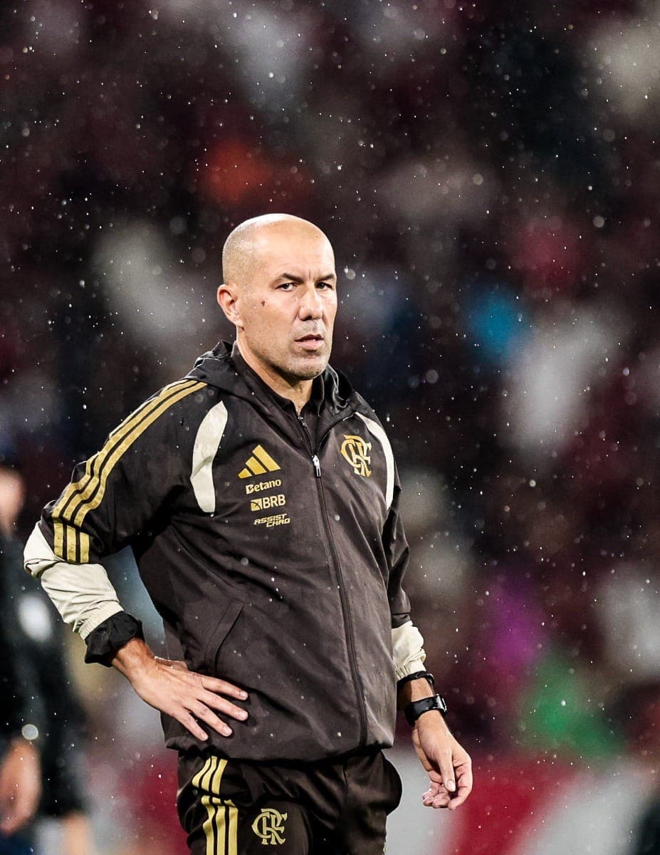 Leonardo Jardim na vitória do Flamengo sobre o Remo