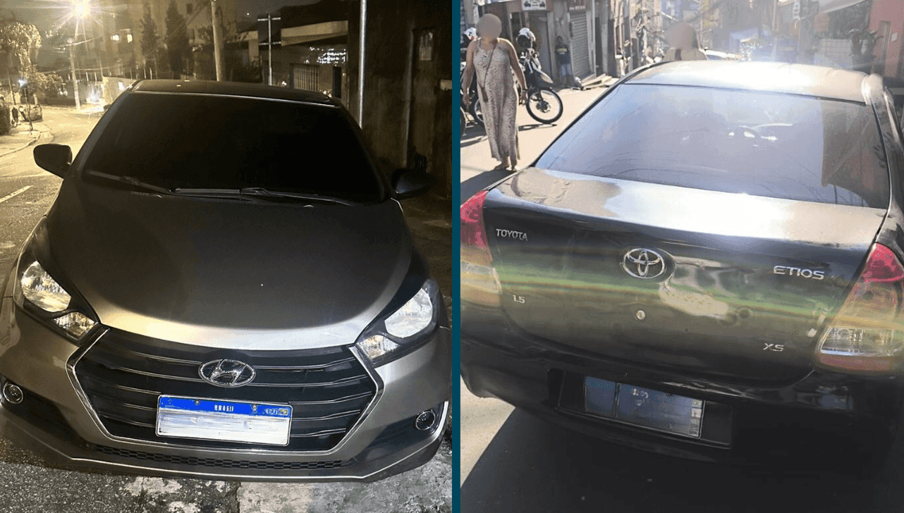 Os carros utilizados no assalto foram encontrados em São Paulo