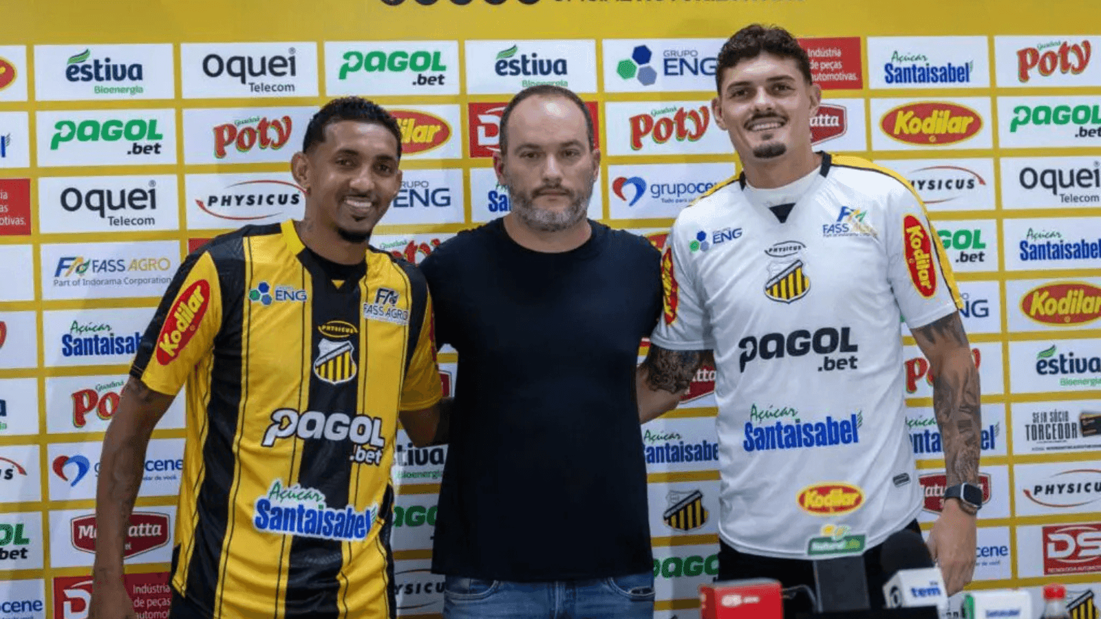 A apresentação foi feita pelo executivo de futebol, Edgard Montemor