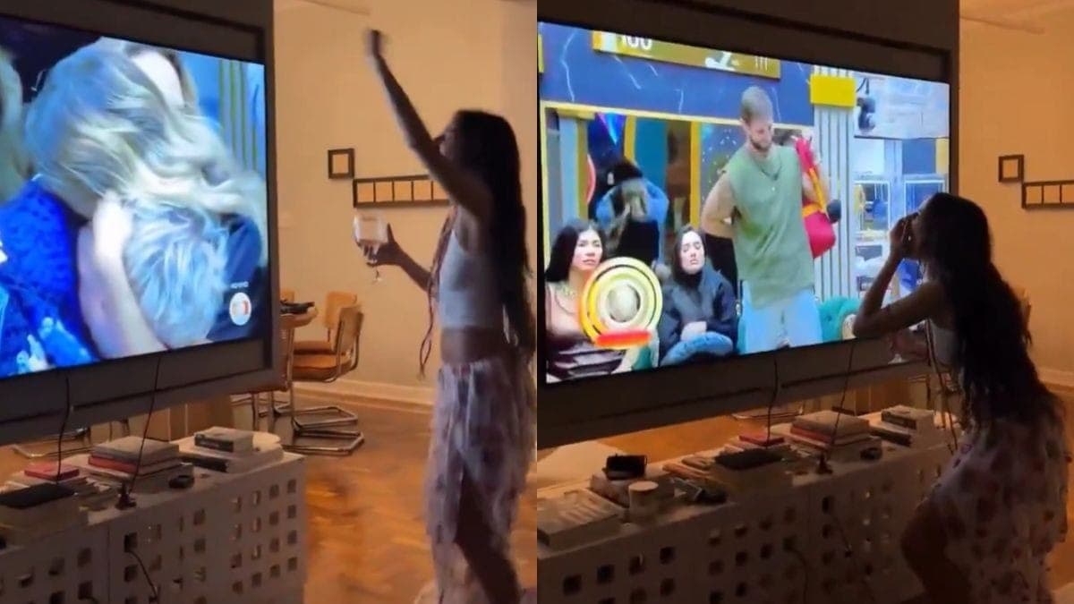 Marina Sena na torcida por Juliano Floss