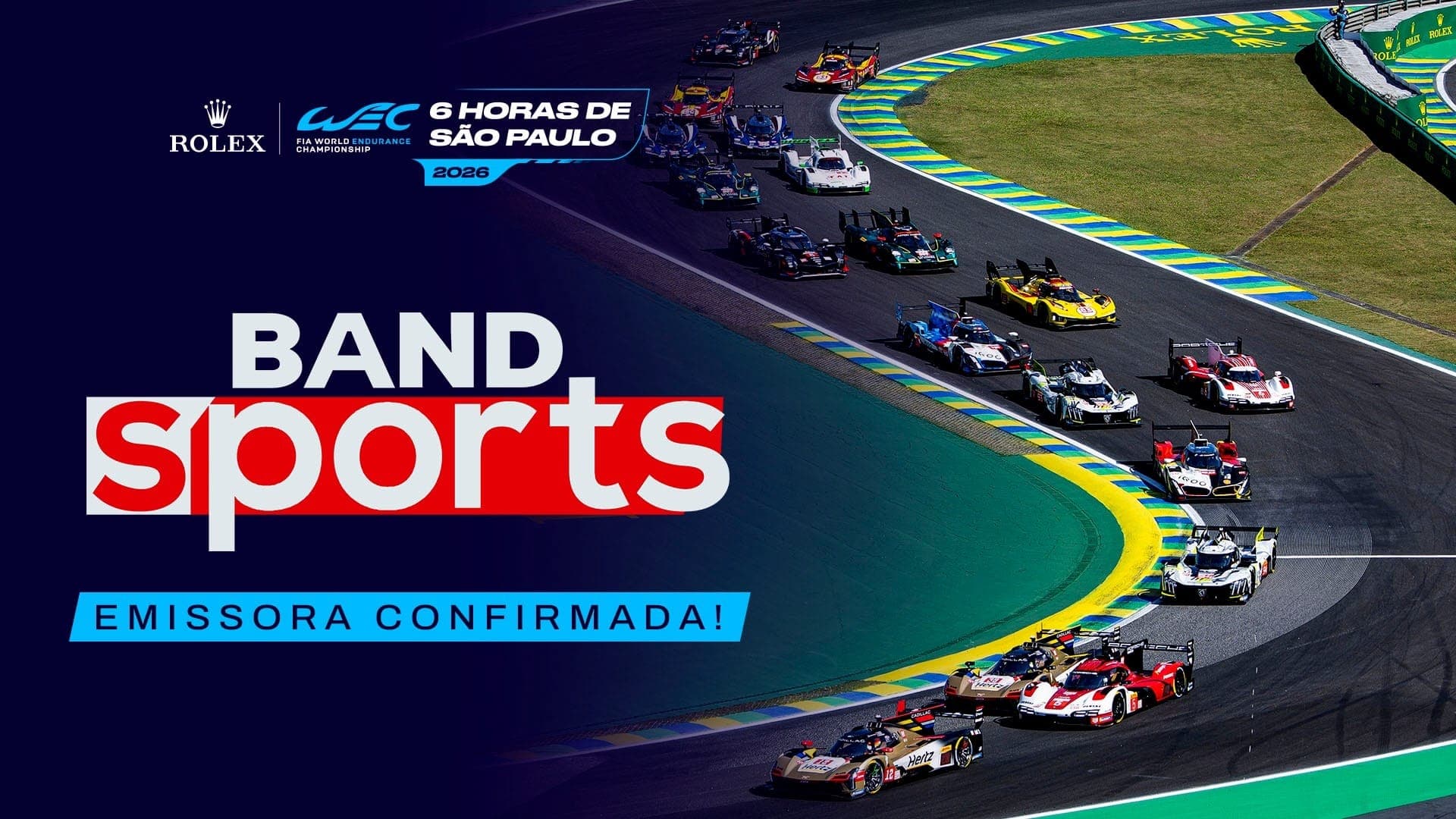 Grupo Bandeirantes renova acordo para transmissão do WEC no Brasil