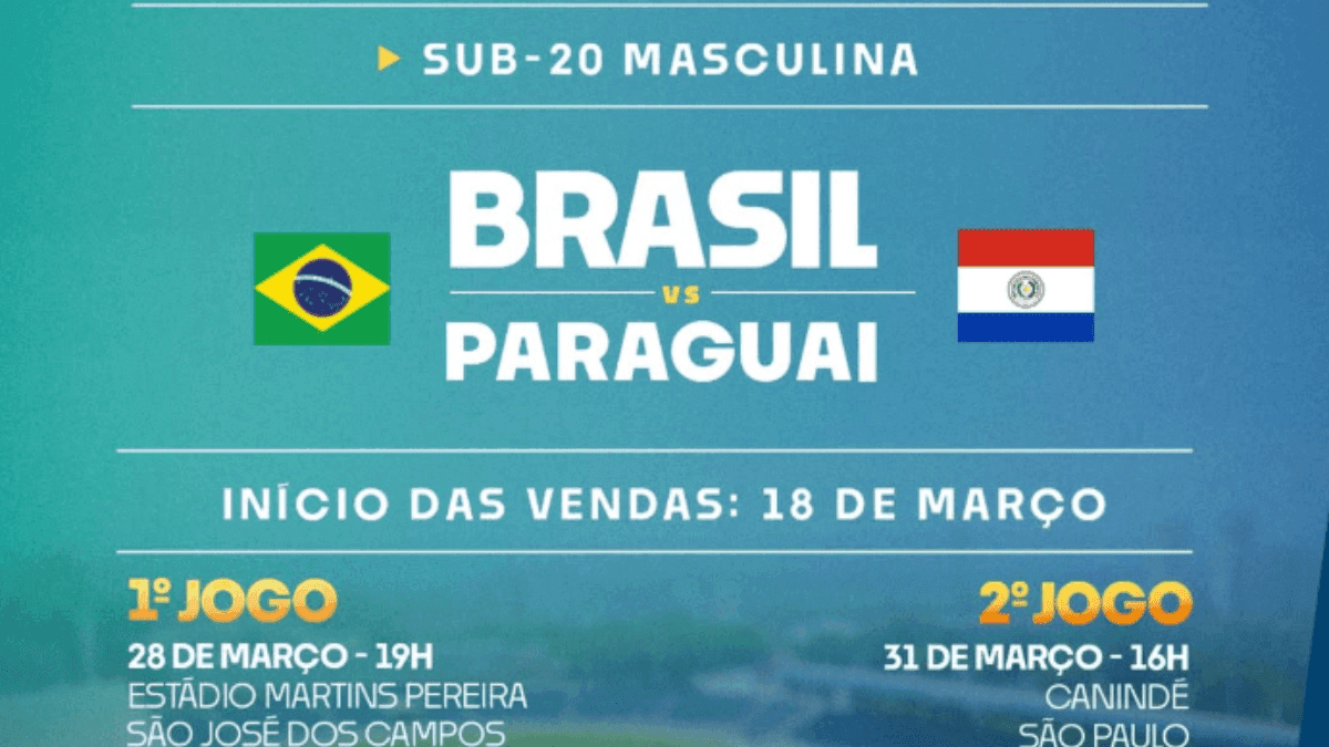 Brasil e Paraguai: 4 mil ingressos já foram vendidos para jogo em SJCampos