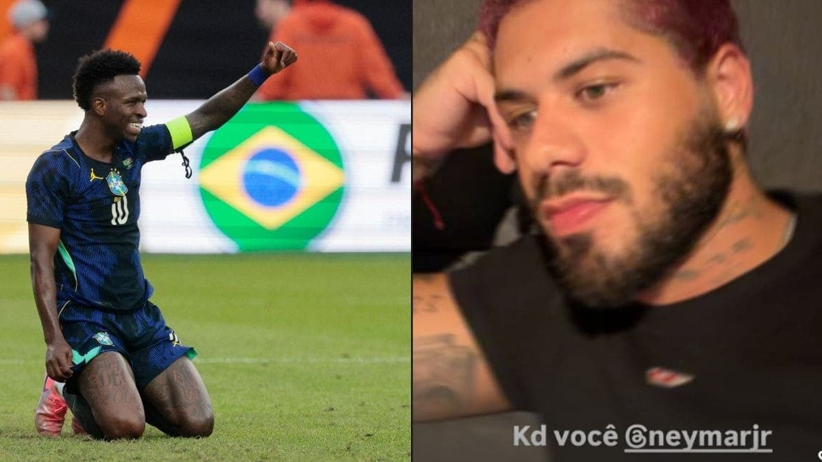 Zé Felipe se revolta com interação entre Vini Jr. e jogador norueguês