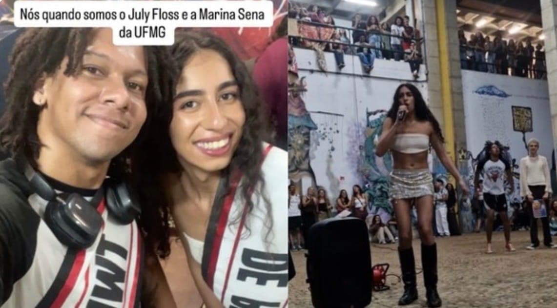 Vencedores do concurso de sósia da Marina Sena e Juliano Floss