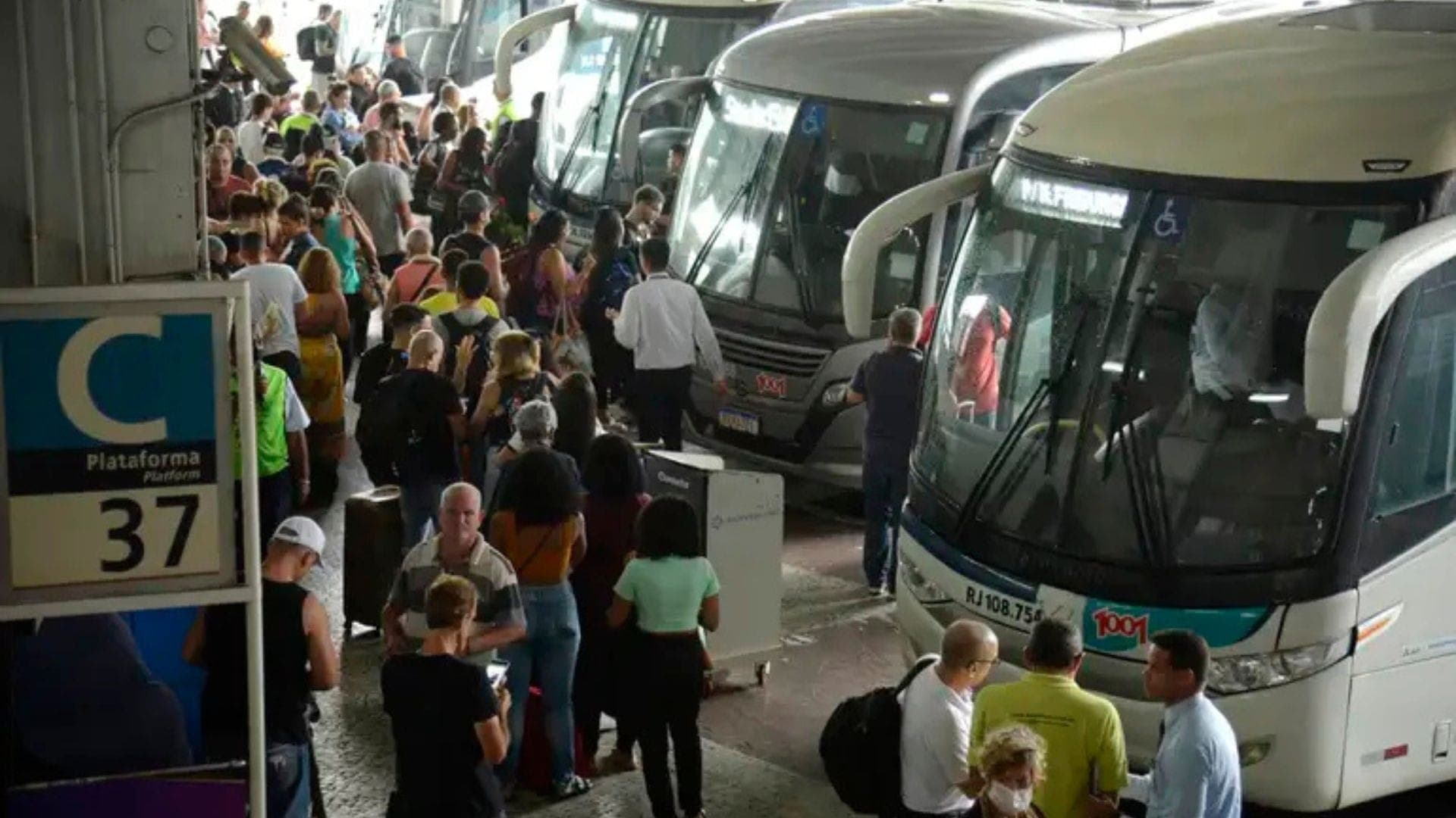 A Semana Santa deve movimentar mais de 184 mil passageiros pela Rodoviária do Rio