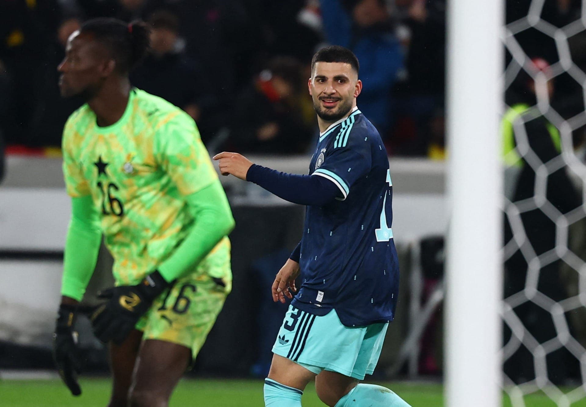 Undav marcou o gol da vitória da Alemanha contra a Gana