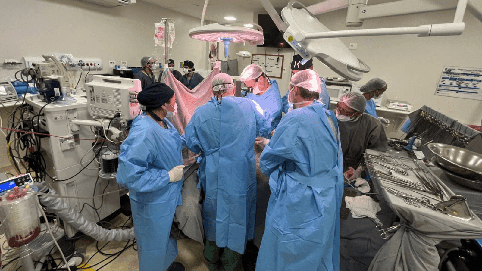 A instituição fez o 1º transplante de fígado em paciente SUS