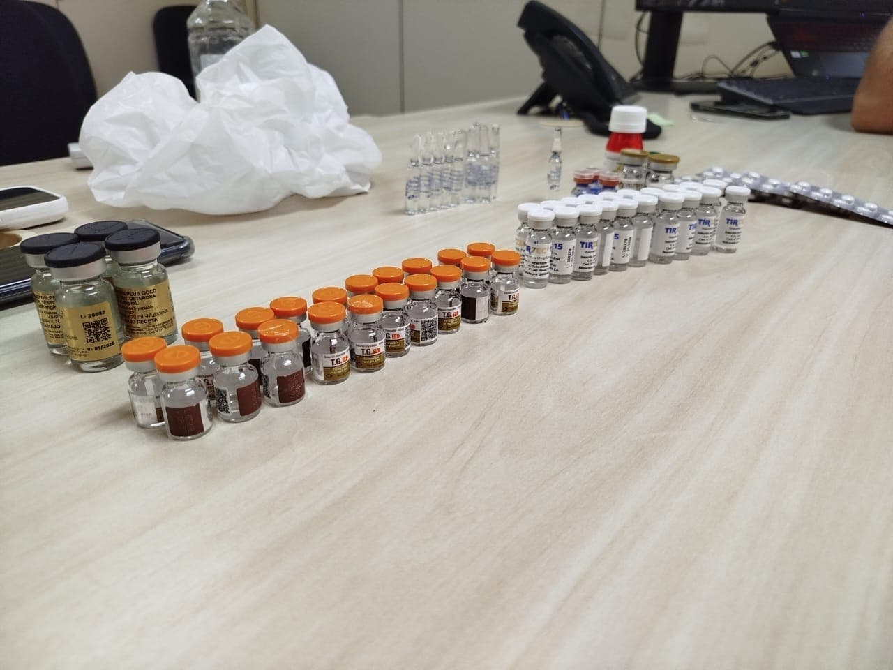 Polícia Rodoviária Federal apreende anabolizantes e medicamentos irregulares na BR-369