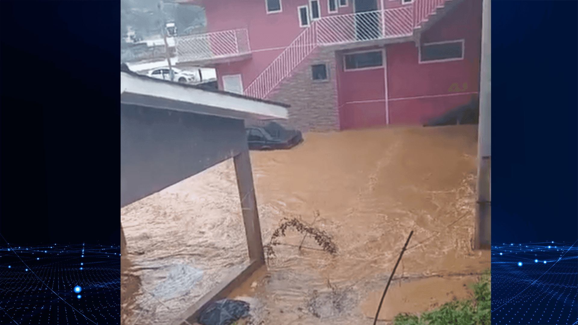Bairro do Santaria foi um dos que registraram alagamentos
