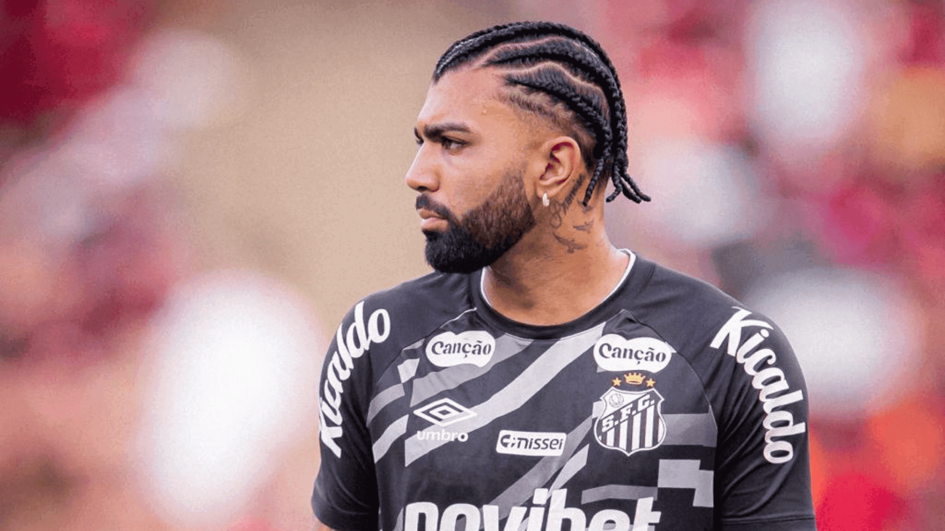 Gabigol, atacante do Santos